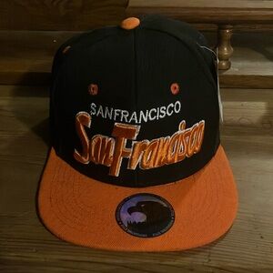 Cisco Black and Orange Cap